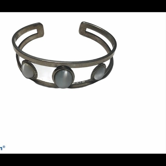 Silver Bracelet with Moonstone - Picture 1 of 2